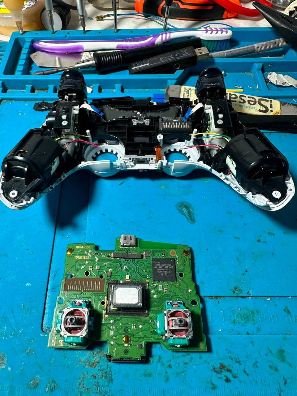 Controller aperto in riparazione