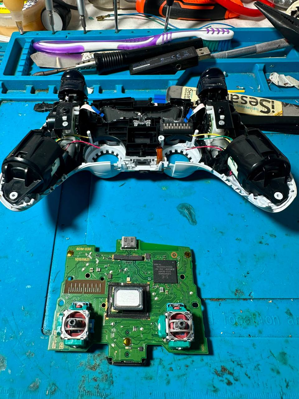 Controller aperto in riparazione